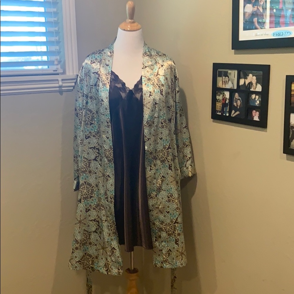 2 piece nightgown and robe